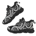 Black And White Swirl Women's Twisted Sole Sneakers