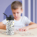 Music Time - Kids Water Bottle with Chug Lid (12 oz) Kids Water Bottle with Chug Lid Music Printed Offshore