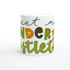 Meet Me Under The Mistletoe - White 11oz Ceramic Mug Christmas Mug Christmas Globally Fulfilled