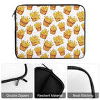 French Fries Laptop Sleeve (Multiple Sizes) Laptop Sleeve Food Printed Offshore