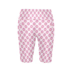 Pink Cat Doughnuts Women's Bike Shorts With Side Pockets