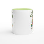 Personalised - Just Chilling - White 11oz Ceramic Mug with Color Inside Personalised 11oz Mug Customise Globally Fulfilled Name Personalise