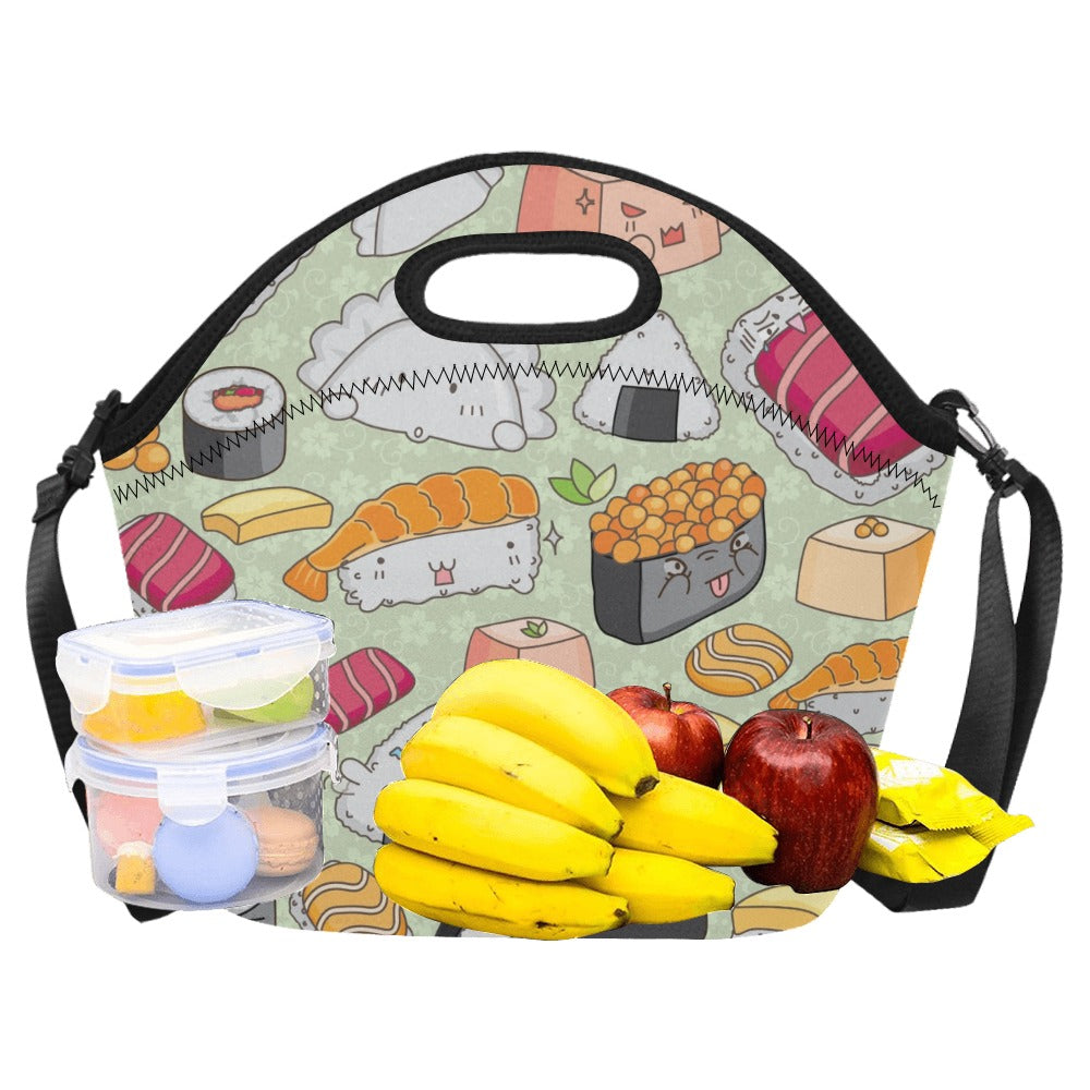 Sushi - Neoprene Lunch Bag Neoprene Lunch Bag Printed Offshore