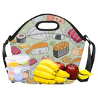 Sushi - Neoprene Lunch Bag Neoprene Lunch Bag Printed Offshore
