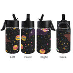 Colourful Space 12oz Kids Water Bottle with Straw Lid