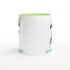 Alien, We Come In Peace - White 11oz Ceramic Mug with Colour Inside Colour 11oz Mug funny Globally Fulfilled Sci Fi