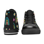 Rainbows - Men's High Top Canvas Shoes