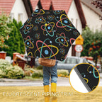 Atoms Kids Safe Round Corner Umbrella Kids Safe Round Corner Umbrella Printed Offshore Science