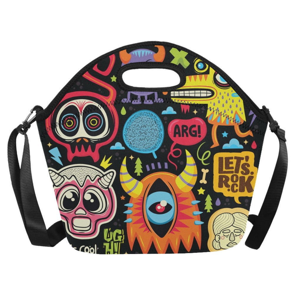 Monster Kids - Neoprene Lunch Bag Neoprene Lunch Bag Printed Offshore
