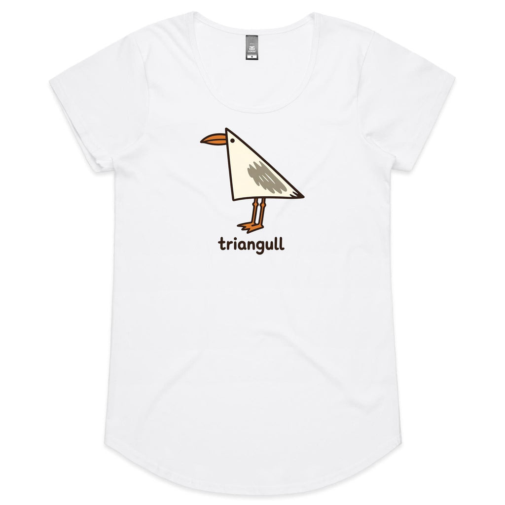Triangull Geometry Triangle Women's AS Colour Scoop Neck T-Shirt