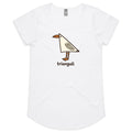 Triangull Geometry Triangle Women's AS Colour Scoop Neck T-Shirt