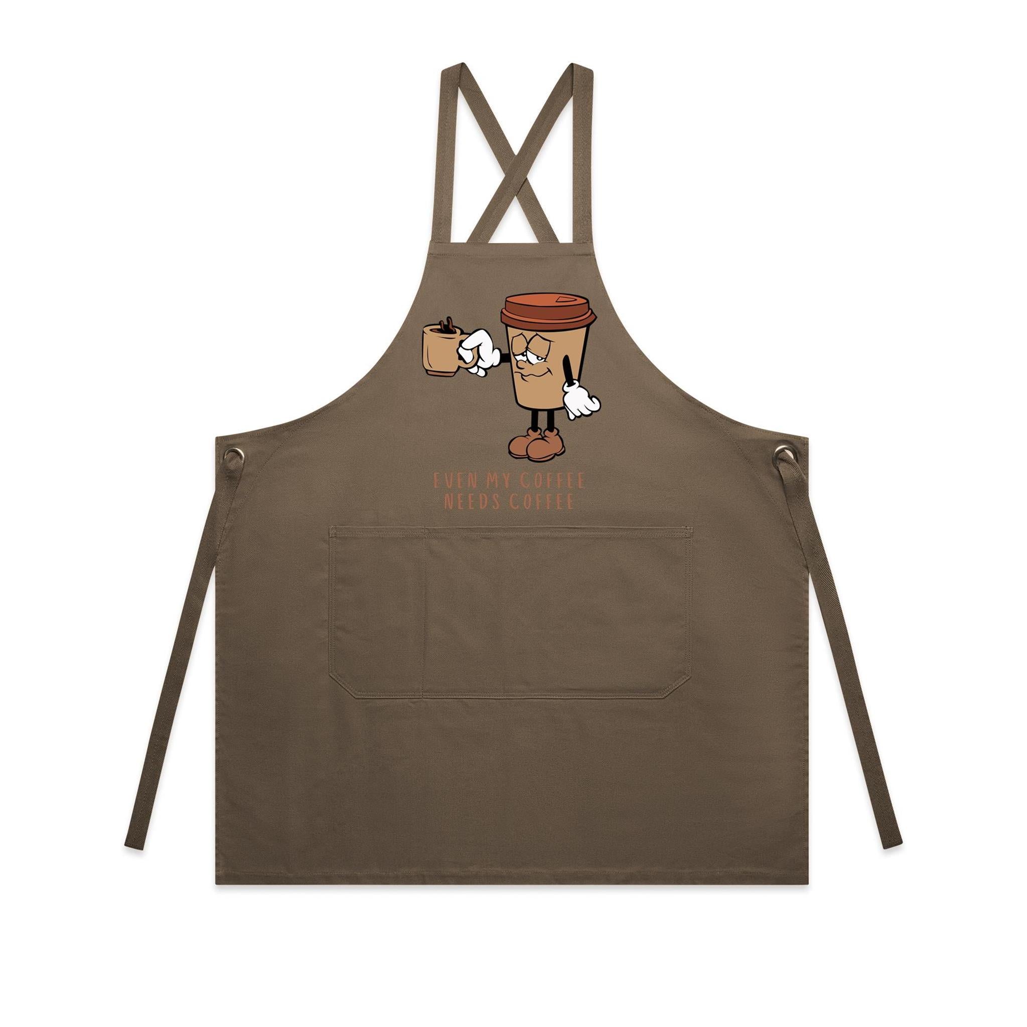 Even My Coffee Needs Coffee - AS Colour Carrie Apron