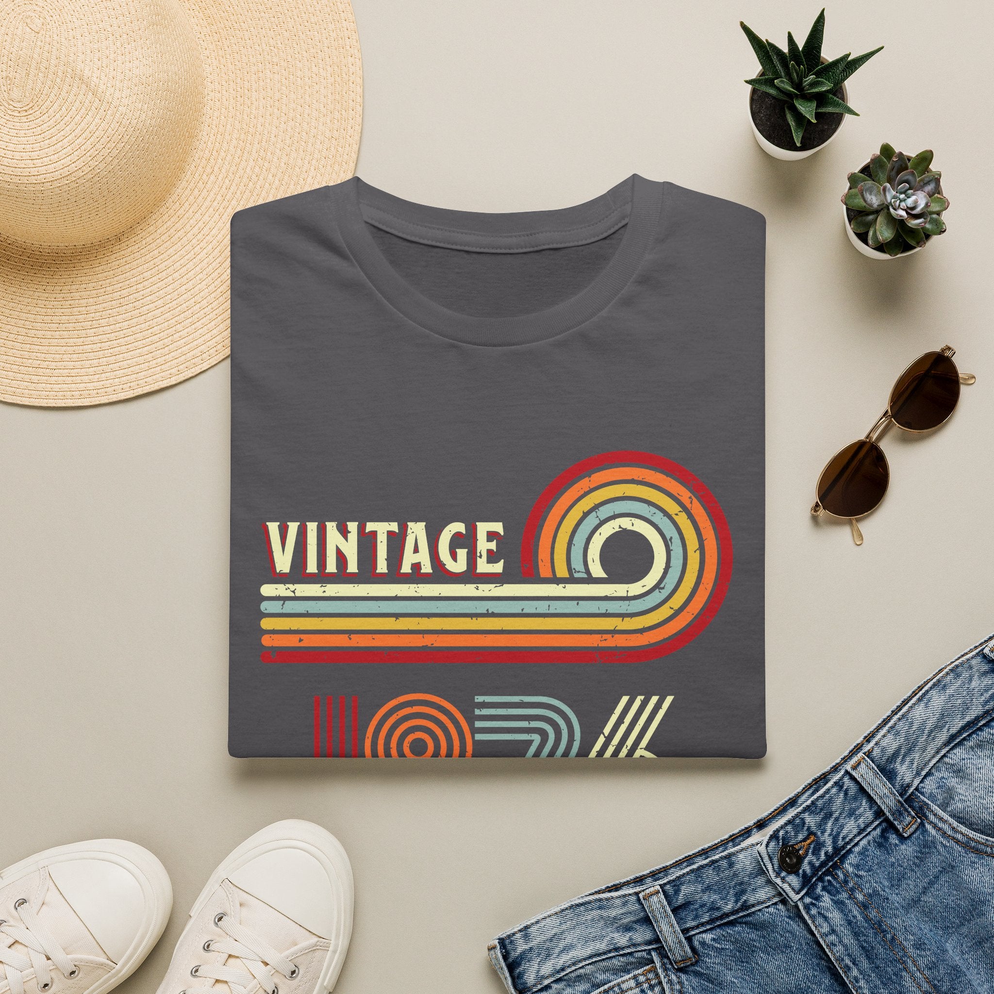 Turning 50, Vintage 1976 Unisex Softstyle T-Shirt T-Shirt Australian Printer Birthday Retro