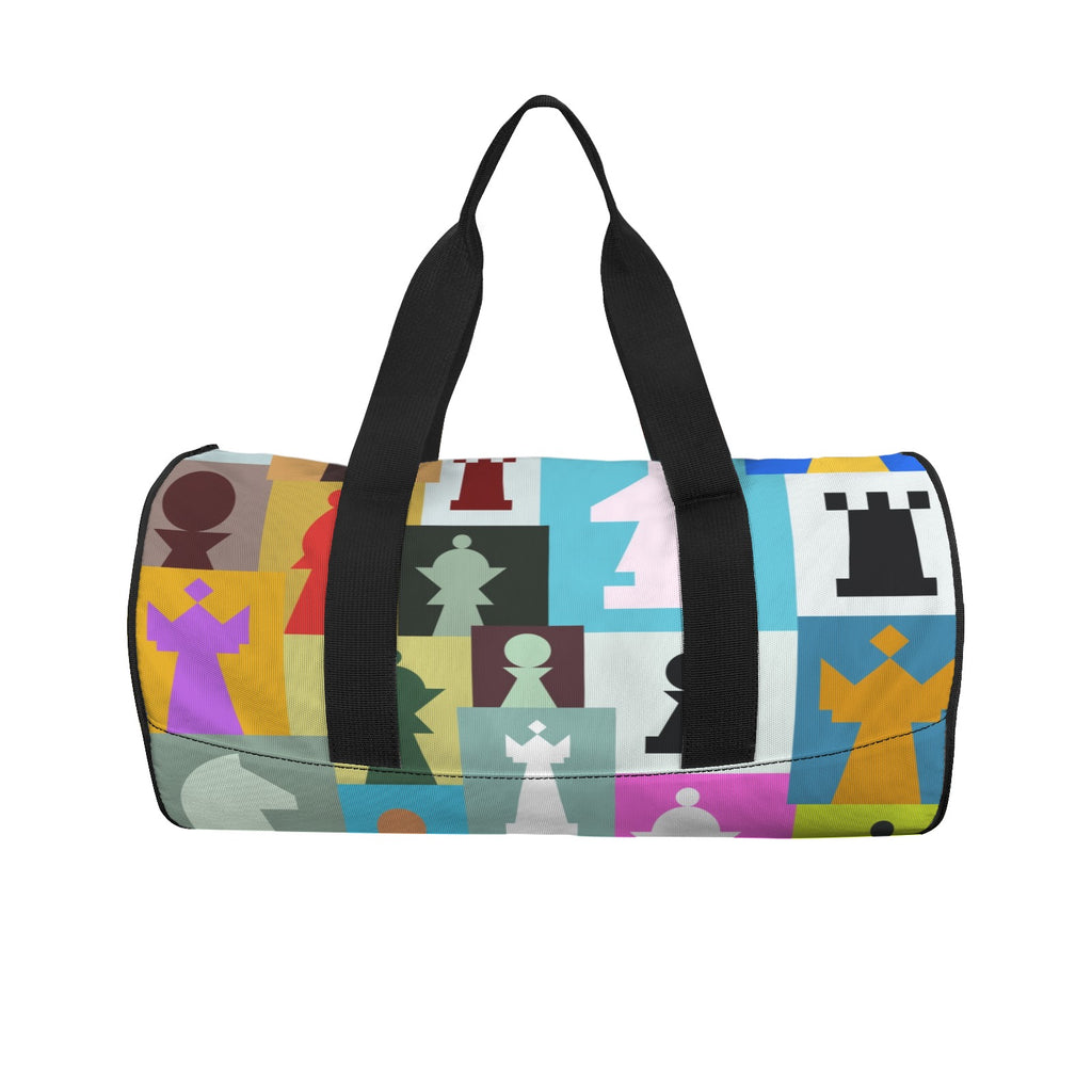 Colourful Chess Duffle Bag Duffle Bag Printed Offshore