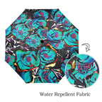 Flower It Blue - Semi-Automatic Foldable Umbrella (Model U12) Semi-Automatic Foldable Umbrella (U12)