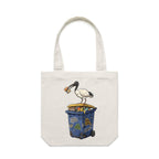 Bin Chicken Australian Ibis Canvas Tote Bag