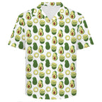 Cute Avocados Men's Crinkle Hawaiian Shirt