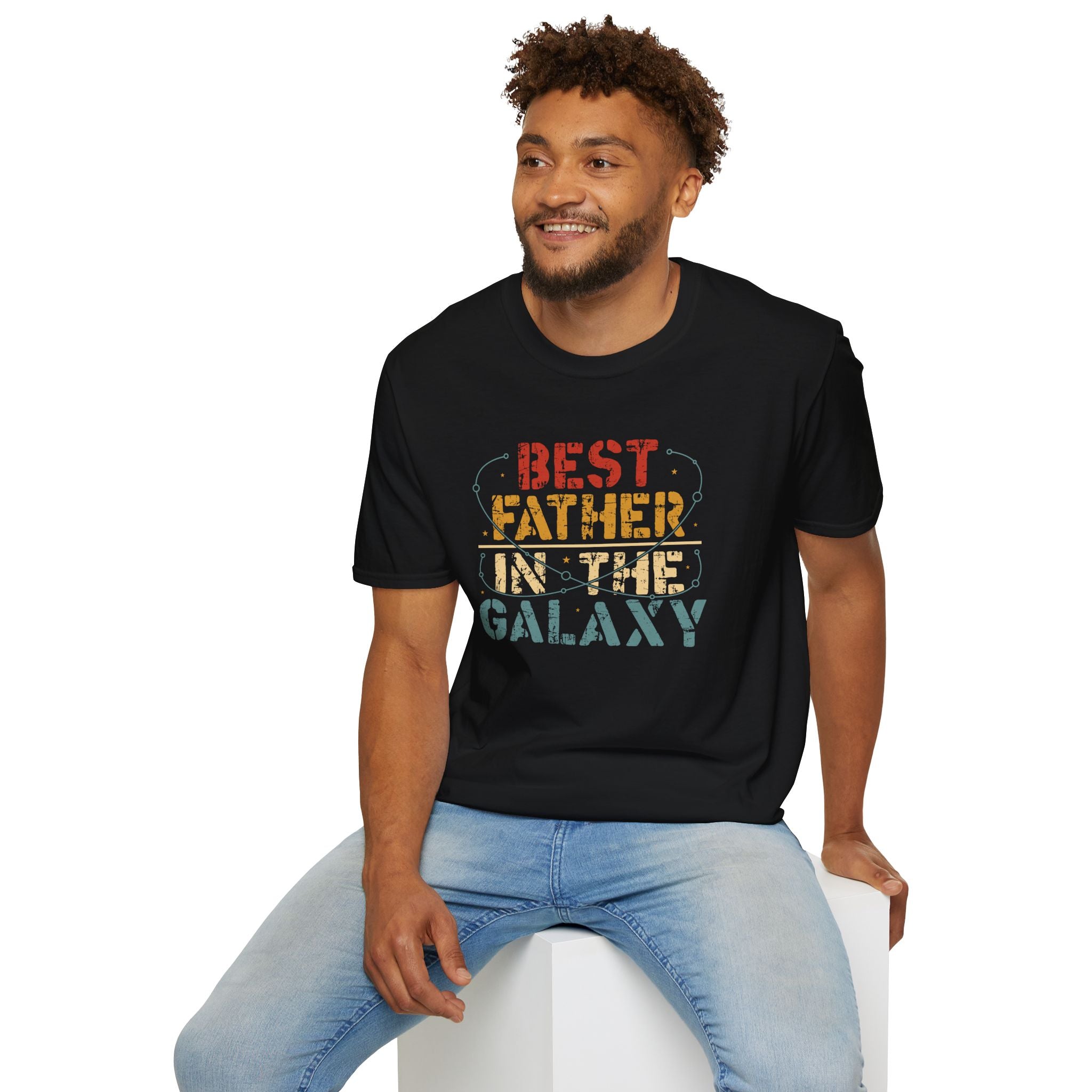Best Father in the Galaxy - Unisex Softstyle T-shirt