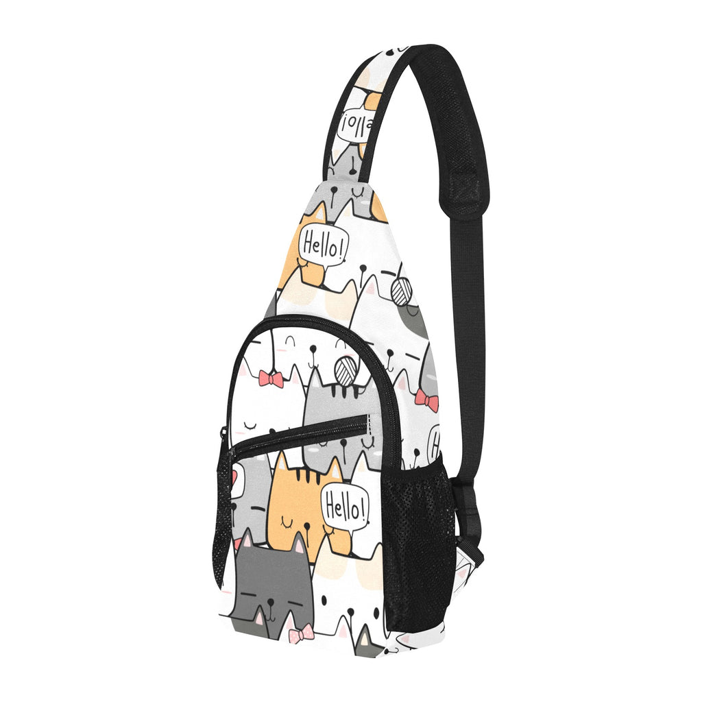 Cat Hello - Chest Bag