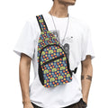 Hippie Caravan Chest Bag One Size Cross Body Chest Bag Printed Offshore Retro
