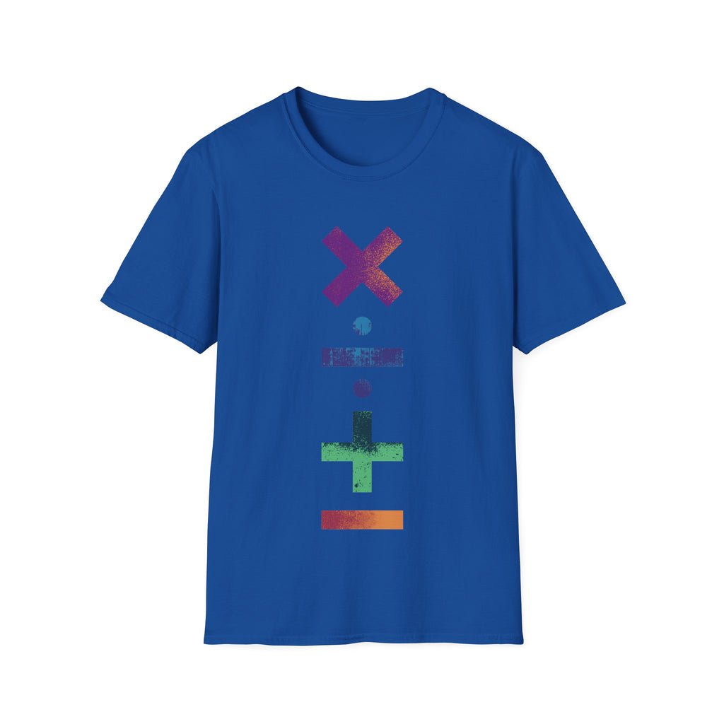 Maths Symbols - Unisex Softstyle T-Shirt