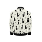 Black Cats Kids Bomber Jacket Kids Bomber Jacket animal Printed Offshore