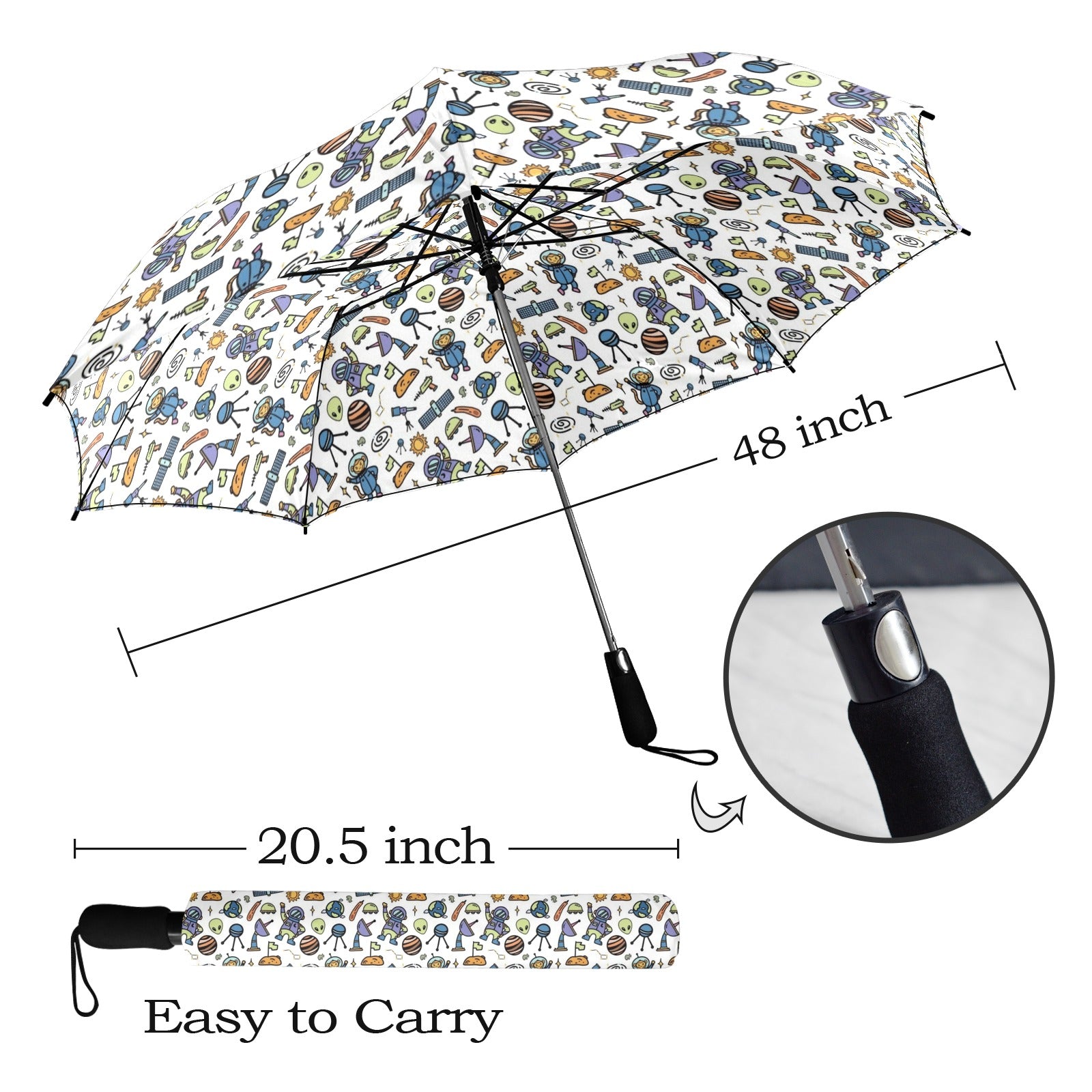 All About Space - Umbrella Umbrella Printed Offshore Space