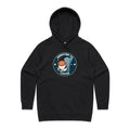 Addicted To Coffee Women's AS Colour Hoodie Black Womens Hoodie Coffee Printed In Australia