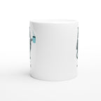 Personalise - Not Before My Coffee - White 11oz Ceramic Mug Personalised 11oz Mug animal Coffee customise Globally Fulfilled personalise