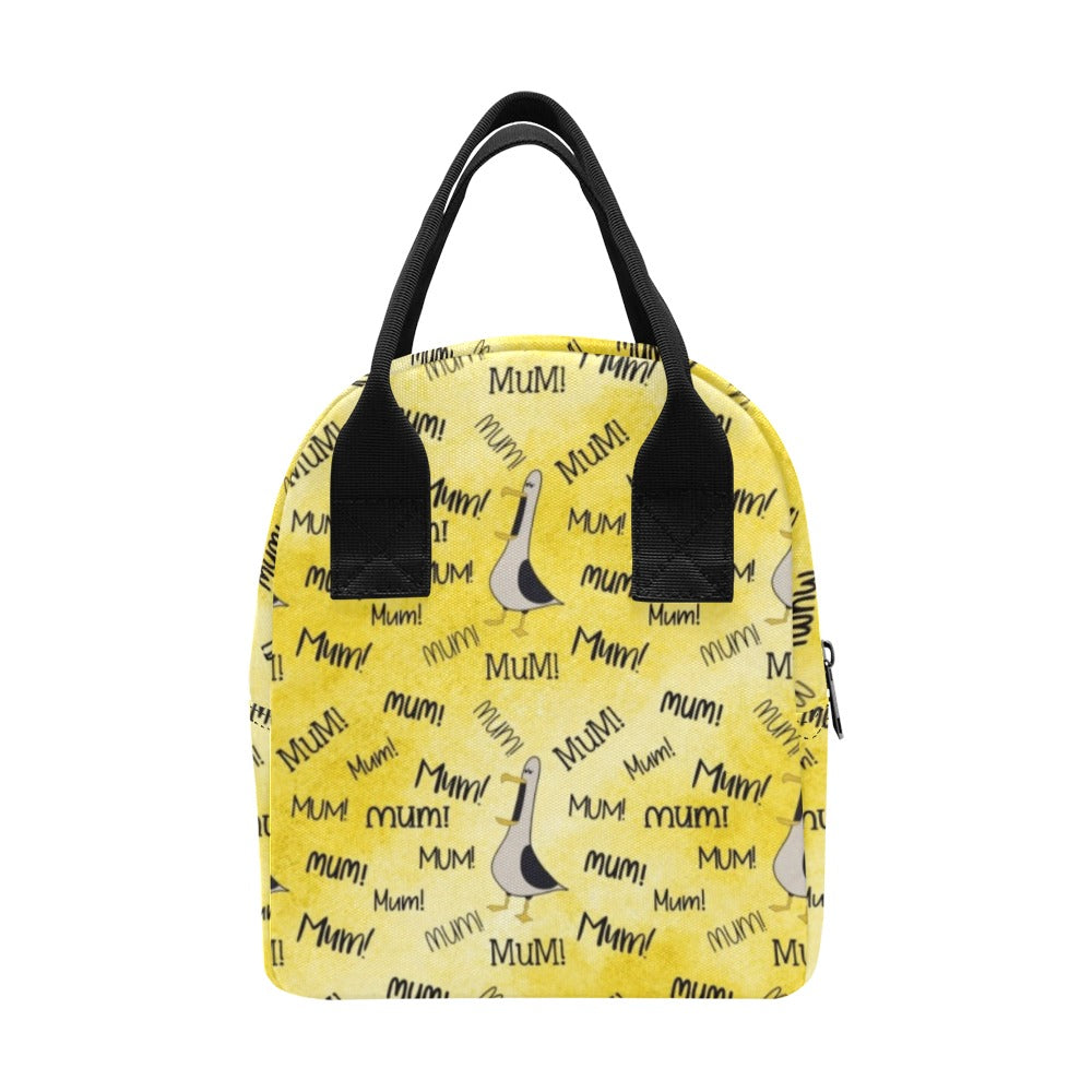 Seagull Mum - Zipper Lunch Bag Zipper Lunch Bag Printed Offshore