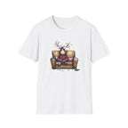 Reindeer, Christmas Movie Watching Shirt - Unisex Softstyle T-Shirt