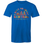 I Have No Shelf Control, Books - Mens T-Shirt Bright Royal Mens T-shirt Printed In Australia Reading