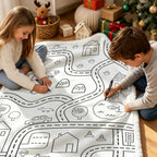 Around The Neighbourhood Colour Your Own Blanket 100×150cm