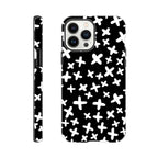 Black And White Crosses - Apple iPhone Tough case iPhone 13 Pro Max iPhone Tough Case Globally Fulfilled
