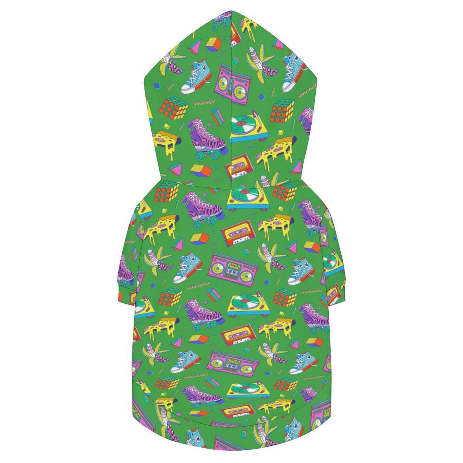 Bright 80's Pet Hoodie (Small Size)