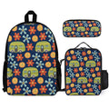 Hippie Caravan Three Piece Backpack Set white One size Three Piece Backpack Set Printed Offshore