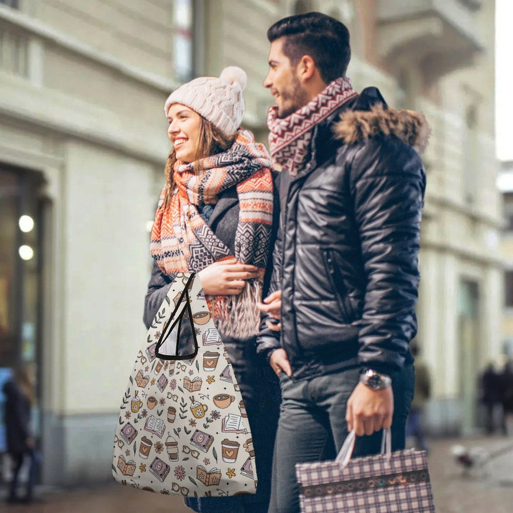 All The Coffee - Collapsible Shopping Bag