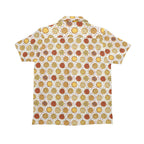 Round Pizzas On White Senior Kids Hawaiian Shirt