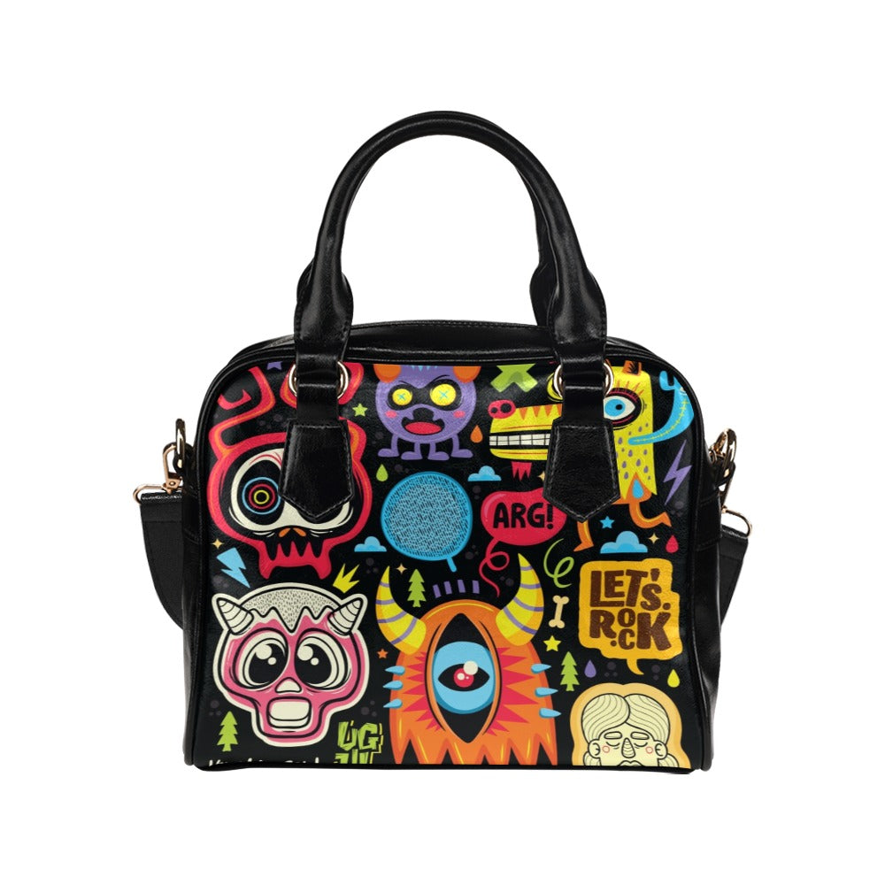 Monster Kids - Shoulder Handbag (Model 1634) One size Shoulder Handbags (1634)