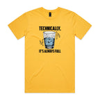 Glass Half Full Men's AS Colour T-shirt