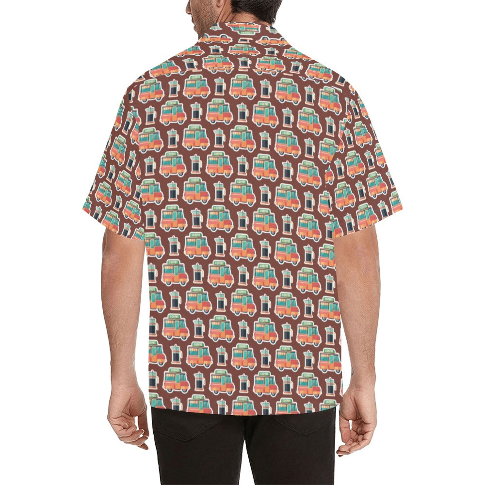 Coffee Van - Mens Hawaiian Shirt