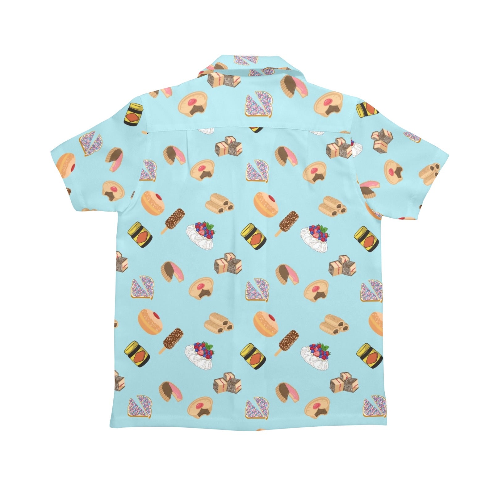 Classic Aussie Food Icons Senior Kids Hawaiian Shirt