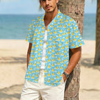 Rubber Ducks Men's Crinkle Hawaiian Shirt