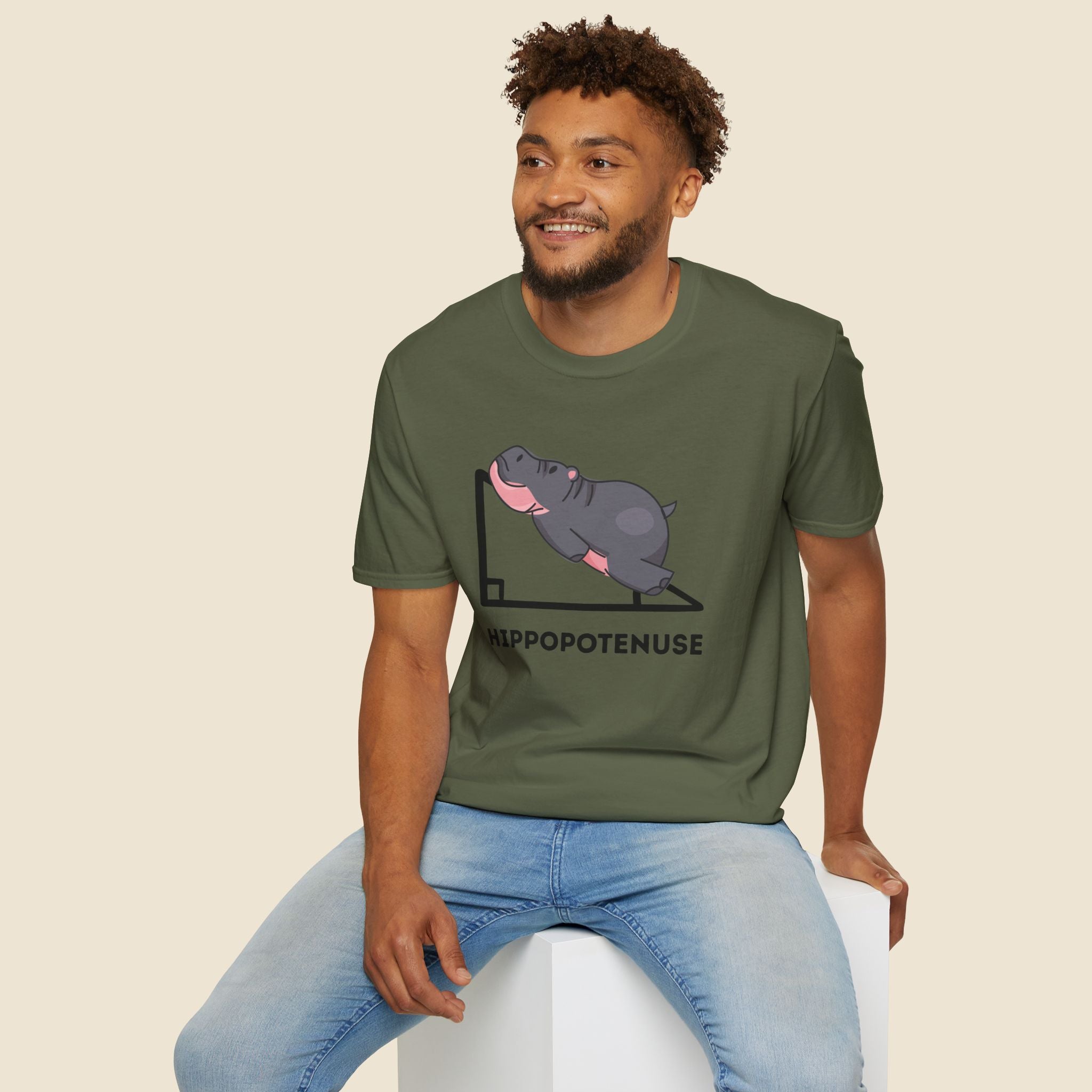 Hippopotenuse Hypotenuse Hippo Unisex T-shirt