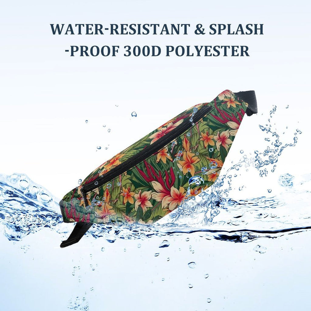 Vintage Hawaiian Flower - Bum Bag / Fanny Pack