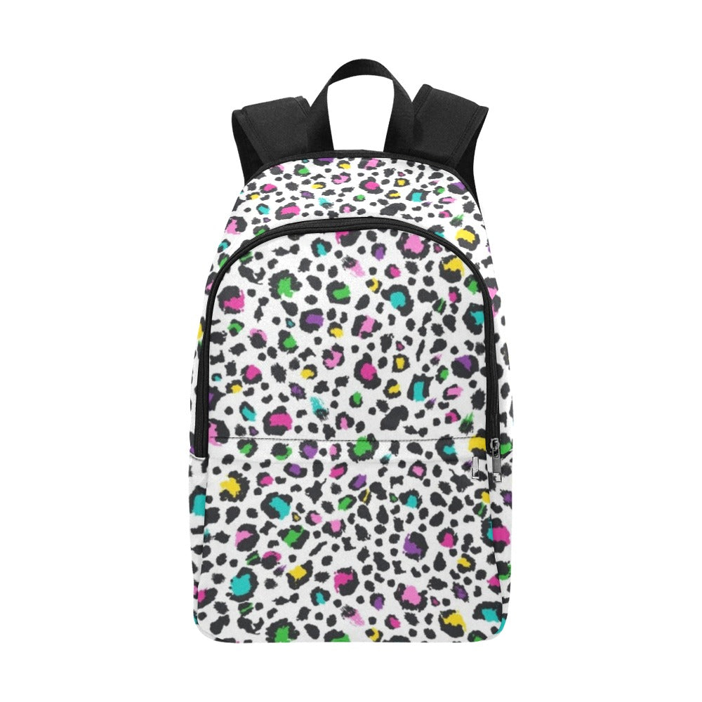 Animal Print In Colour - Fabric Backpack