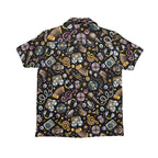 Retro Music Mix Senior Kids Hawaiian Shirt Senior Kids Hawaiian Shirt 8-15 Music Printed Offshore