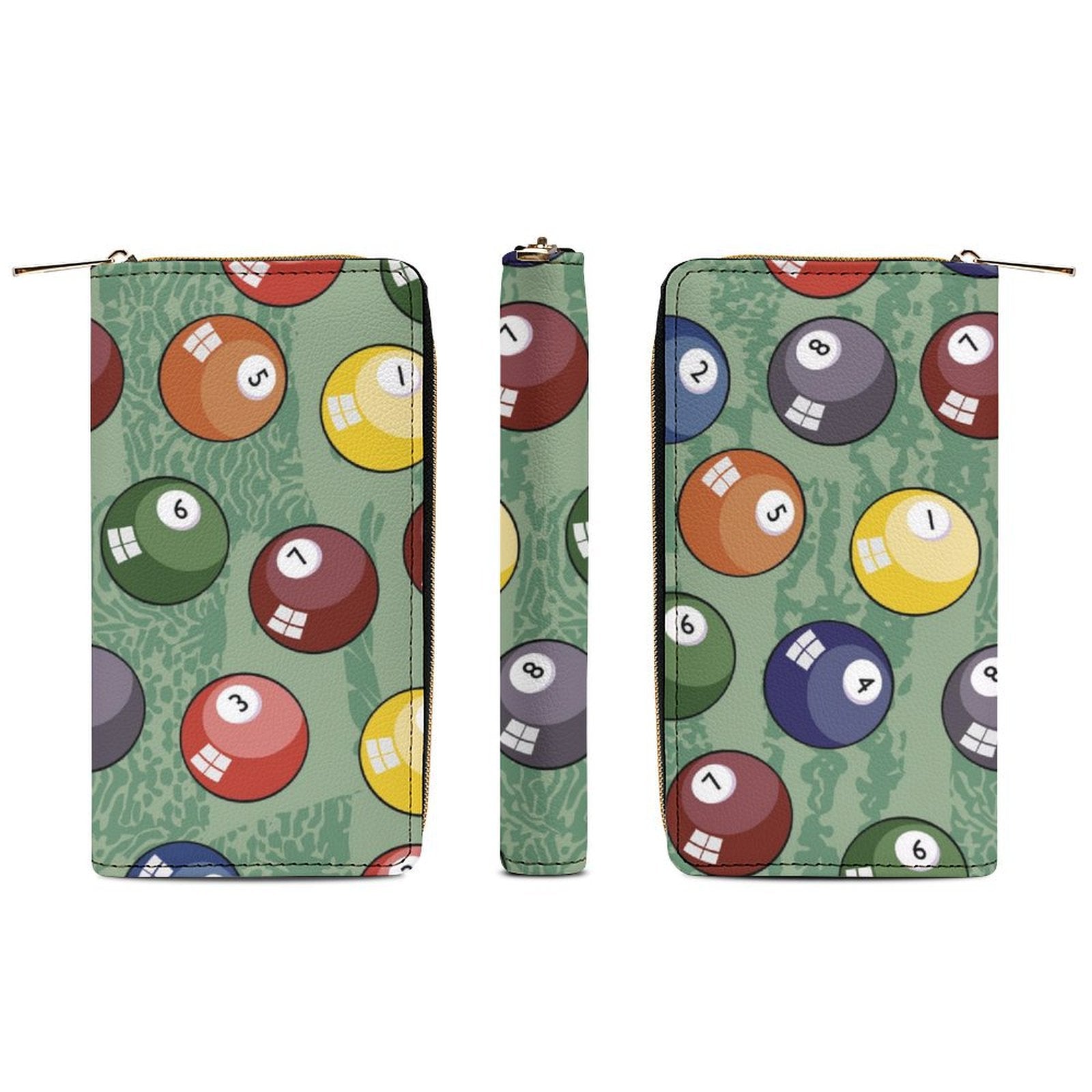 Pool Balls -  PU Leather Wallet