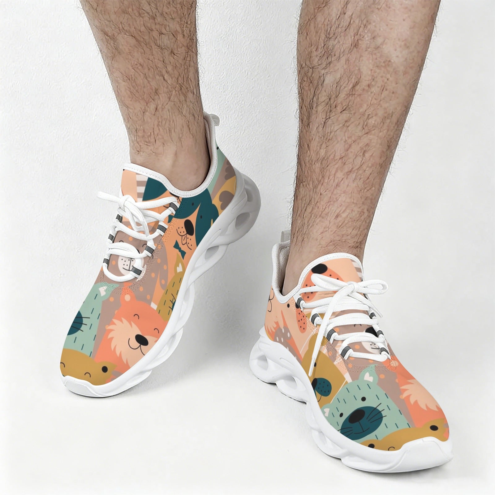 Lots Of Dogs Men's Twisted Sole Sneakers