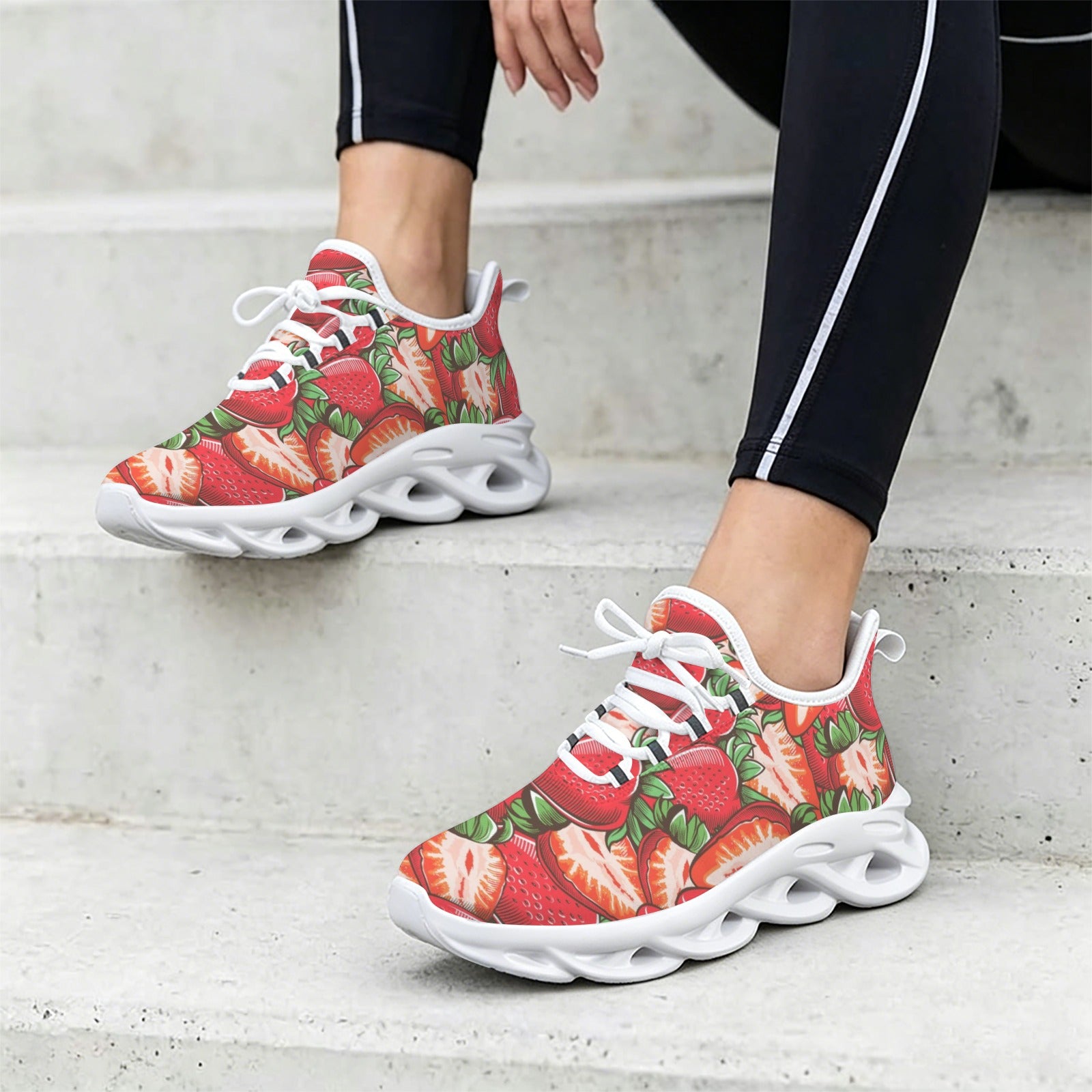 Strawberries Women's Twisted Sole Sneakers